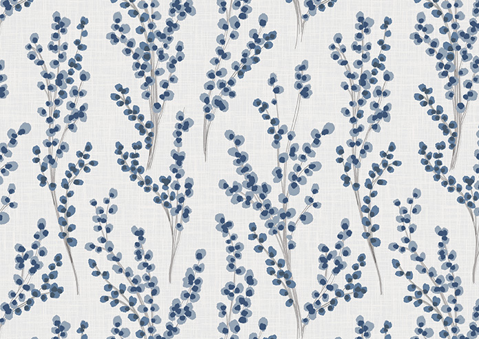 Willow Field, Blue - Twist&Fit Roller Blind - Image 6